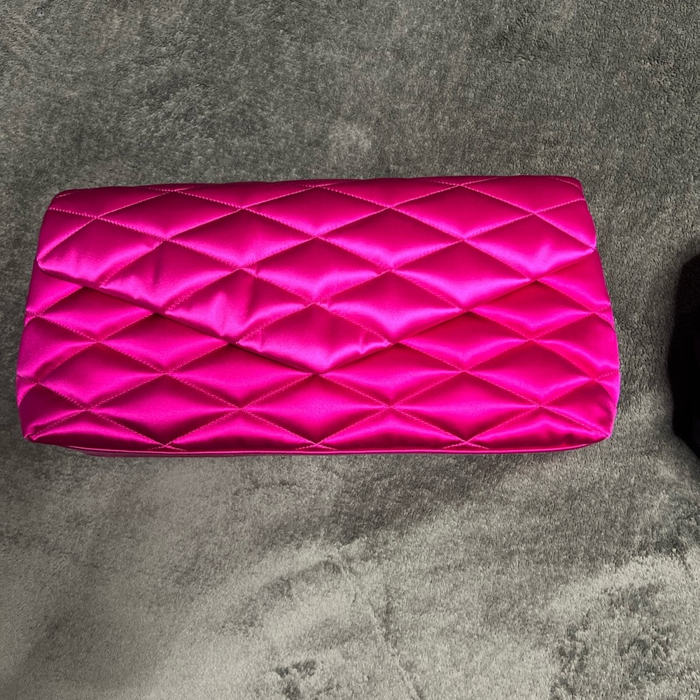Pink Quilted Women's Clutch